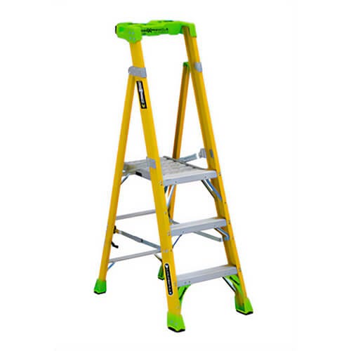 Louisville® FCP1403HD Fiberglass Pinnacle Step Ladder, 3 ft