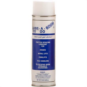 Lube-A-Boom® 010105 Lubricant Aerosol, Non-Toxic, Contains PTFE, 15 oz