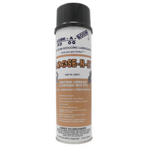 Lube-A-Boom® LAB012 Loose-N-It® 4-in-1 Industrial Lubricant Aerosol, 19 oz