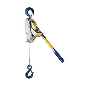 Lug-All® 1000-15 Industrial Grade Cable Hoist, 1000 lb Lifting, 3/16 in dia x 15 ft L