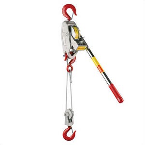 Lug-All® 3000-30 Industrial Grade Cable Hoist, 3000 lb Lifting, 7/32 in dia x 30 ft L