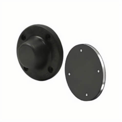 Mag-Mate® D3X1BLP Large Magnetic Connector, 3-1/2 in dia, 1.37 in H x 3-1/2 in W x 3-1/2 in D, EPDM