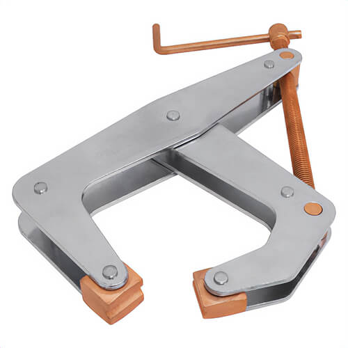 Mag-Mate® K090T Kant-Twist® Standard Cantilever Clamp with Copper Plated Jaw, Screw and T-Handle, 9 in Clamping
