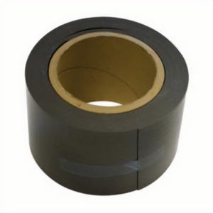 Mag-Mate® MRN030X0300X025 Flexible Magnetic Strip with Plain Back, 3 in W x 25 ft L, 12 ft-lb, 1/32 in Thick, Ferromagnetic Powder/Polymer