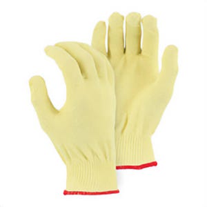 Majestic Glove 3117/10 Lightweight Cut-Resistant Gloves, L, Kevlar®, Knit Wrist Cuff, Resists: Cut and Heat, ANSI Cut-Resistance Level: A2