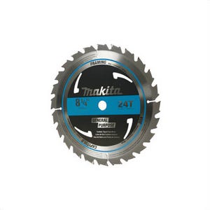 Makita® D-21521 High Quality Circular Saw Blade, 8-1/4 in dia x 0.051 in thick, 5/8 in Arbor, 24 Teeth