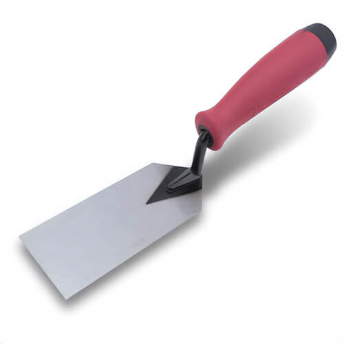 Marshalltown® 10739 Margin Trowel, 5 in L x 2 in W, Steel Blade, Soft Handle