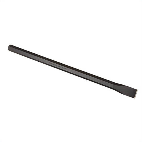 Mayhew™ 10222 Cold Chisel, Alloy Steel, Straight, 1-25 mm x 18 mm