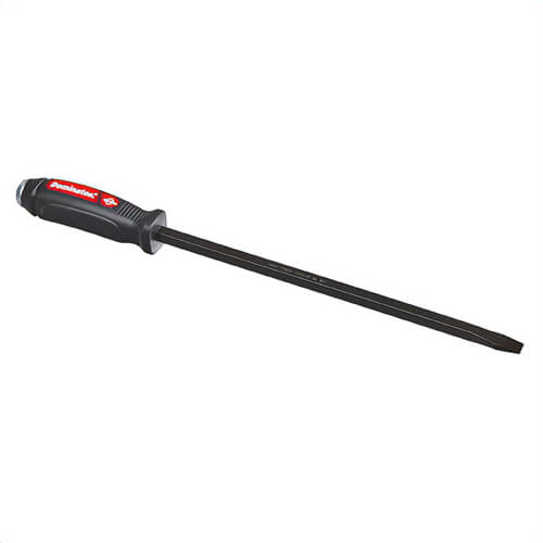 Mayhew™ 60143 Dominator® 12-S Screwdriver Square Pry Bar, Straight Tip, 17 in OAL, Heat Treated Steel