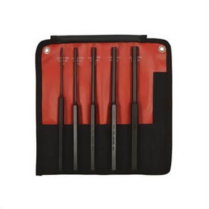 Mayhewâ„¢ 62065 X-Long Pin Punch Kit, Hex Shank, 9-1/2 in OAL, 5 Pcs