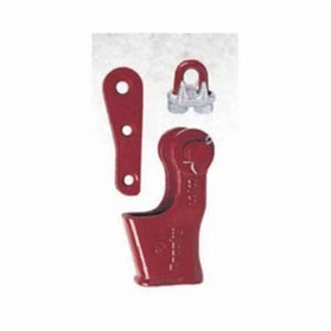 Crosby® 1035045 S-421T Terminator® Wedge Socket Assembly, 1 in Wire Rope dia, Cast Steel, Self-Colored