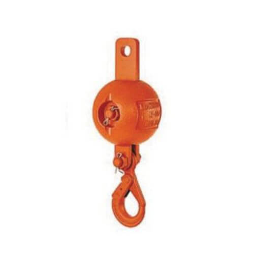 McKissick® 1036683 UB-500S Utility Top Swivel Overhaul Ball with Shur-Loc® Hook, 30 ton Load, Swivel Attachment, Steel Alloy