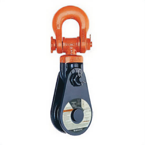 McKissick® 119614 431 Super Champion Snatch Block with Shackle, 1-1/4 in, 30 ton Load, 24 in OD