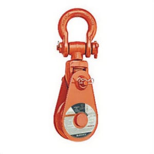 McKissick® 168972 417 Snatch Block with Shackle, 3/4 to 7/8 in, 12 ton Load, 6 in OD