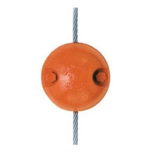 McKissick® 2003830 Split Overhaul Ball, 137 mm dia Belt, For use with 10 mm Wire Ropes