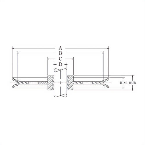 McKissick® 907727 Sheave, 3/8 in, 6-3/4 in OD