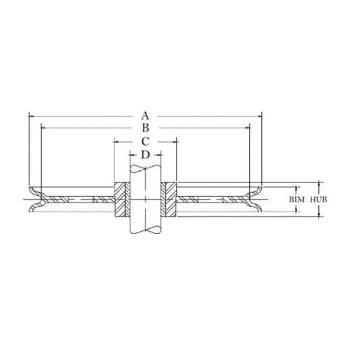 McKissick® 916726 Sheave, 5/8 in, 10 in OD