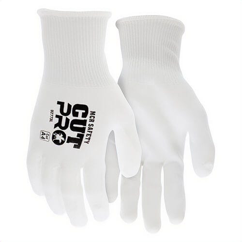 MCR Safety 92773S CutPro® Cut-Resistant Gloves, Small, Polyurethane Coating, HyperMax® Knit Wrist Cuff, Resists: Abrasion