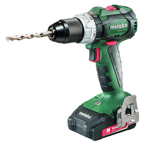 Metabo® 602325520 Ultra-M 2-Speed Brushless Cordless Drill/Driver Kit, 1/2 in Chuck, 18 VDC, 301 to 531 in-lb Torque