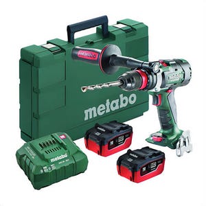 Metabo® 602355620 Ultra-M 3-Speed Brushless Cordless Drill/Screwdriver Kit, 1/2 in Chuck, 18 VDC, 531 to 1062 in-lb Torque