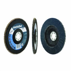 Metabo® 629424000 Flapper Plus, 6 in, 80, 7/8 T29, Fiberglass, 10 ea