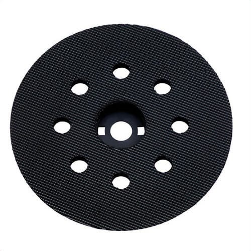 Metabo® 631224000 Hard Medium Perforated Replacement Backing Pad, 5 in dia Pad, Hook and Loop Attachment