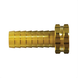 MMM 30507 Hose Swivel Adapter, 3/4 in, Barb x FGH, Brass, Import