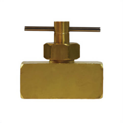 MMM 46056 Needle Valve, 1/4 in, FIP, Brass Body, Import