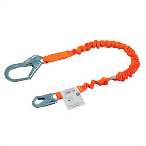 Miller® By Honeywell T5122SS-Z7/6FTAF Lanyard, Shock Absorbing, Series: Titan II™, 310 lb, 6 ft Length, Polyester Line, 2 Leg