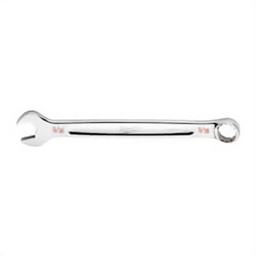 Milwaukee® 45-96-9418 Standard Length Combination Wrench, 9/16 in Wrench, 12 Points, 15°  Offset, 7.48 in OAL, Steel