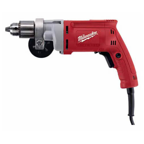 Milwaukee® 0299-20 Grounded Heavy Duty Electric Drill, 1/2 in Keyed Chuck, 120 VAC, 0 to 850 RPM Speed, 12-13/64 in OAL