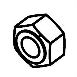 Milwaukee® 05-55-0125 Replacement Nut, M6, for use with 6177 Abrasive Cut-Off Machine