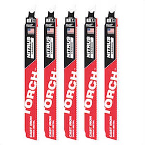 Milwaukee® Sawzall® Torch™ 48-00-5562 Saw Blade, 9 in L x 1 in W, 7 TPI, Cast Iron Body, Universal Tang