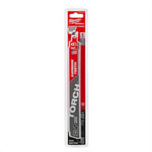 Milwaukee® Sawzall® Torch™ 48-00-5502 Reciprocating Saw Blade, 9 in L x 0.05 in W, 7 TPI, Carbide Body