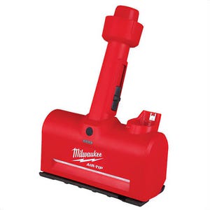 Milwaukee® 0980-20 M12™ Air-Tip™ Floor Utility Nozzle, 2-1/2 in dia Inlet, 6 in W Cleaning, Polypropylene, Red