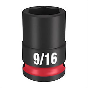 Milwaukee® Shockwave™ Impact Duty™ 49-66-6107 Socket, 3/8 in Hex Drive, 9/16 in Standard Socket, 6 Points
