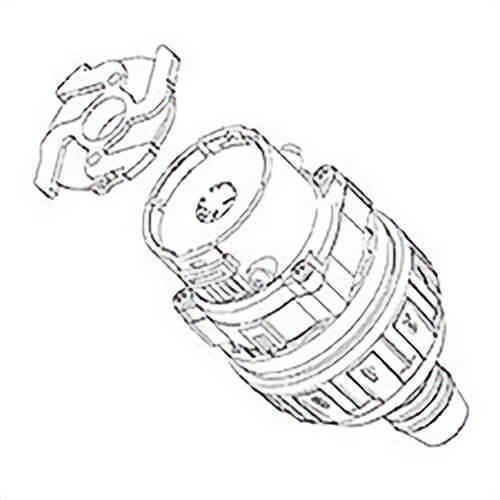 Milwaukee® 14-29-0835 Replacement Service Gear Case Assembly, for use with 2406 Cordless M12™ 2 Speed Screwdriver