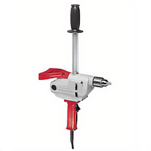 Milwaukee® 1610-1 Compact Grounded Electric Drill, 1/2 in Keyed Chuck, 120 VAC, 650 RPM Speed, 12-1/4 in OAL