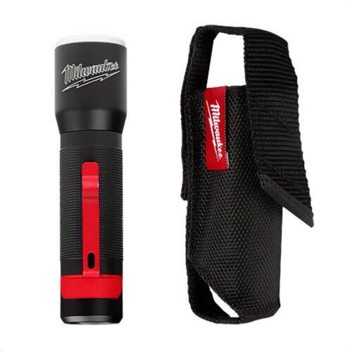 Milwaukee® 2107S Focusing Flashlight with Holster, 325 lumens