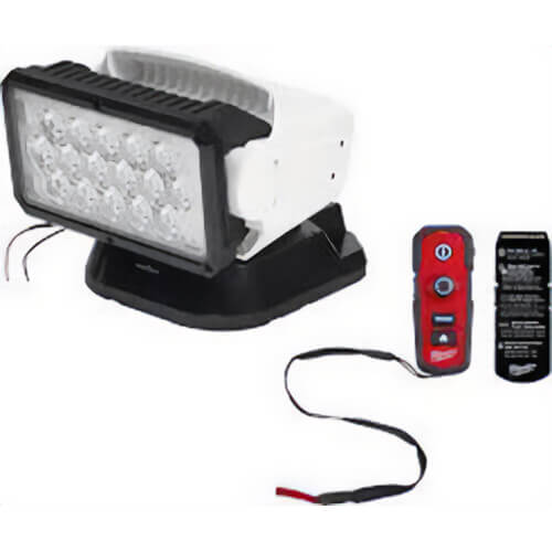 Milwaukee® M18™ 2123-21HD Portable Cordless Utility Remote Control Search Light with Portable Base, LED Lamp, 18 V