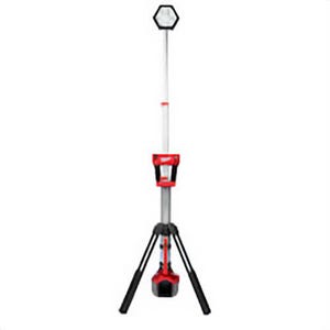 Milwaukee® M18™ 2131-20 Dual Power Cordless Tower Light, 7-1/2 in L x 8 in W x 40-1/2 in H, 18 VDC, LED Lamp