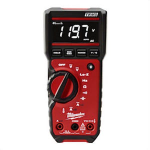 Milwaukee® 2217-20 Digital Multimeter, 600V DC/VAC, 10 A, 40 MOhm, 6 mV to 600V AC, 600 mV to 600V DC, 10 A, 600 Ohm to 40 MOhm