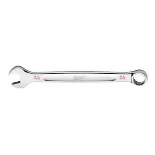 Milwaukee® 45-96-9424 Standard Length Combination Wrench, 3/4 in Wrench, 12 Points, 15°  Offset, 9.84 in OAL, Steel
