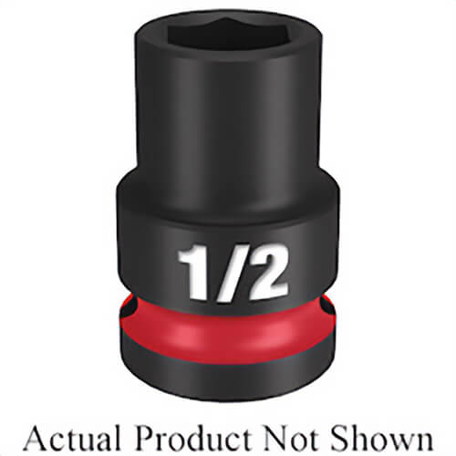 Milwaukee® Shockwave™ Impact Duty™ 49-66-6203 Socket, 1/2 in Hex Drive, 9/16 in Standard Socket, 6 Points