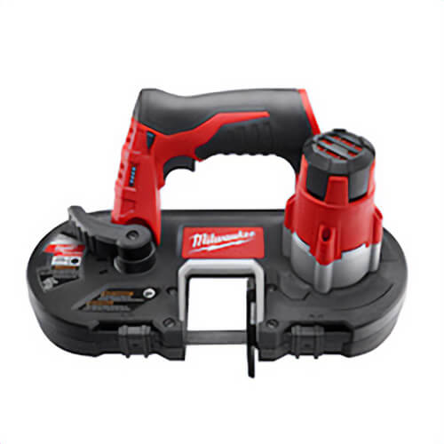 Milwaukee® 2429-20 Sub-Compact Cordless Band Saw, 1-5/8 in Cutting, 27 in L x 0.5 in W x 0.02 in Thick Blade, 12V DC