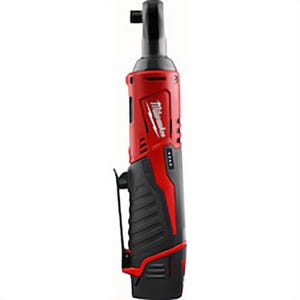 Milwaukee® 2457-21 Double Insulated Cordless Ratchet Kit, 3/8 in Drive, 35 ft-lb Torque, 0 to 250 RPM Speed, 12 VDC