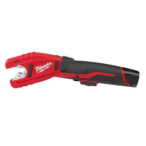 Milwaukee® 2471-21 Cordless Copper Tubing Cutter Kit, 1/2 to 1-1/8 in OD Cutting, 12 VDC, Li-Ion Battery