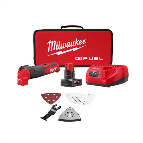 Milwaukee® 2526-21XC M12 Fuel™ Oscillating Multi-Tool Kit