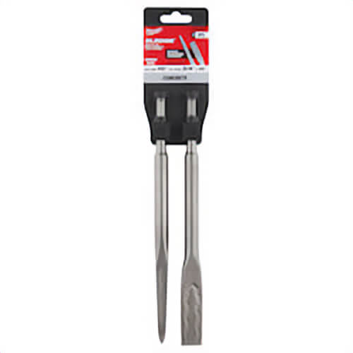 Milwaukee® 48-62-6080 SDS-Plus Sledge™ Single Ended Bull Point and Flat Chisel Set