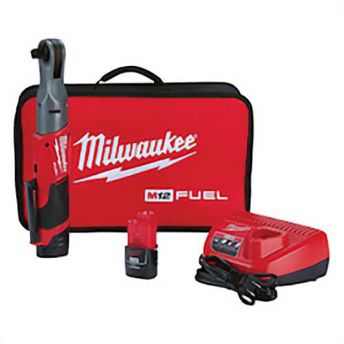 Milwaukee® M12 FUEL™ 2558-22 Cordless Fuel Ratchet, 1/2 in Drive, M12™ Lithium-Ion Battery, 11.51 in OAL